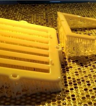 Air vent assembly e-stage support structures