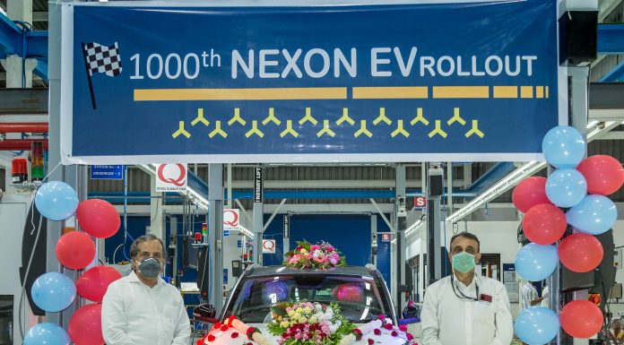 Tata Nexon EV achieves 1000 in production Tata Nexon