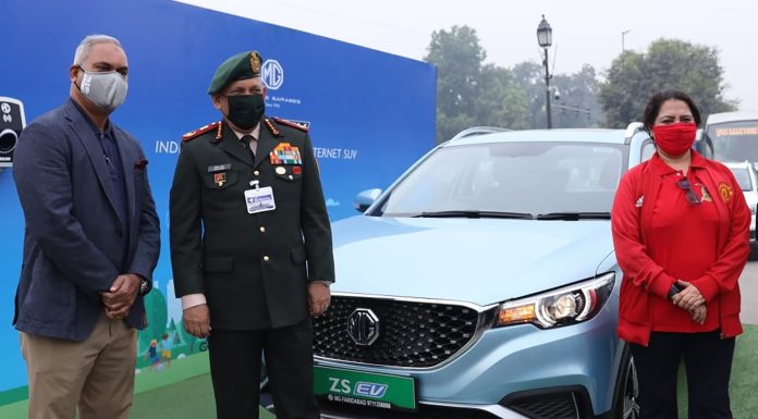 MG Motor attends India’s maiden complete electric SUV trial run between Delhi and Agra MGMotor