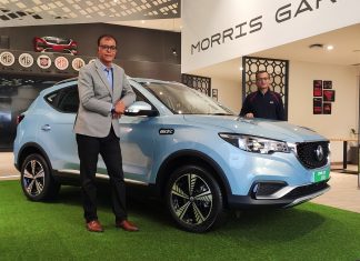 MG Motor unveils ZS EV 2021 with 419 KM certified range MG