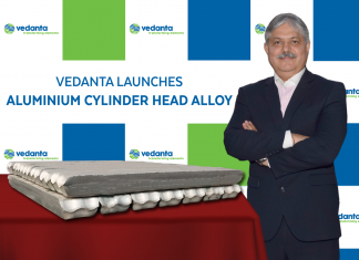 Vedanta unveils Aluminium Cylinder Head Alloy at ACMA 2021 Vedanta