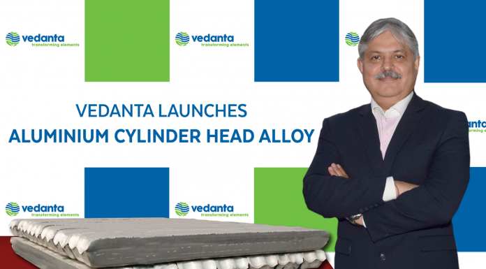 Vedanta unveils Aluminium Cylinder Head Alloy at ACMA 2021 Vedanta
