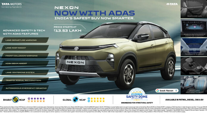 Tata Nexon ADAS Key Visual