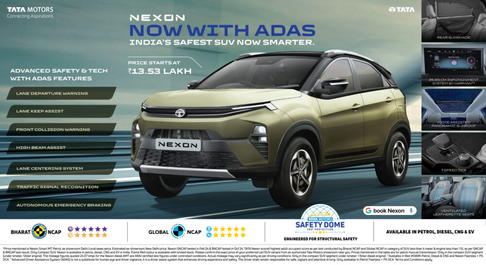 Tata Nexon ADAS Key Visual