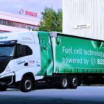 Bosch puts its first hydrogen truck for plant transport service Bos h Fuel Cell Truck