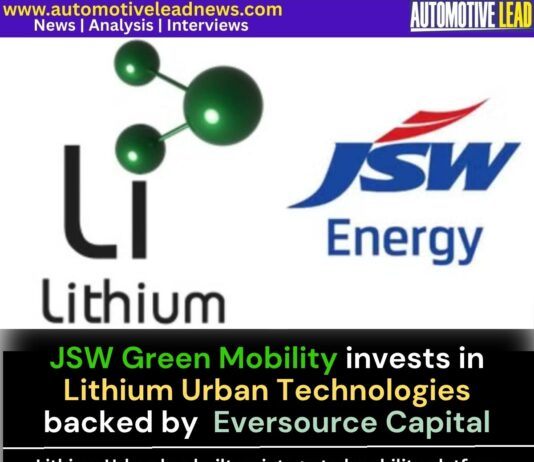 JSW Green Mobility invests in Lithium Urban Technologies Lithium Urban Technologies