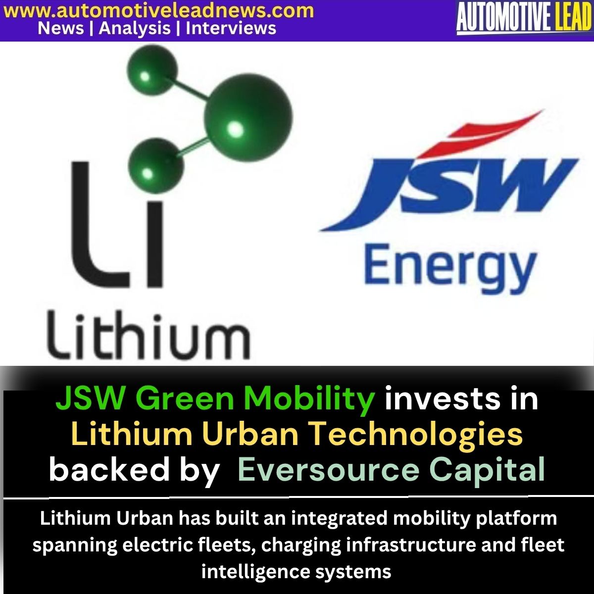 JSW Green Mobility invests in Lithium Urban Technologies Lithium Urban Technologies