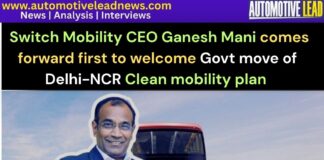 Switch Mobility CEO Ganesh Mani