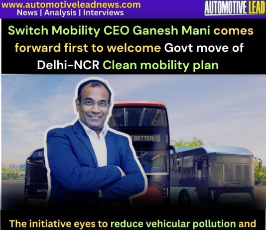Switch Mobility CEO Ganesh Mani