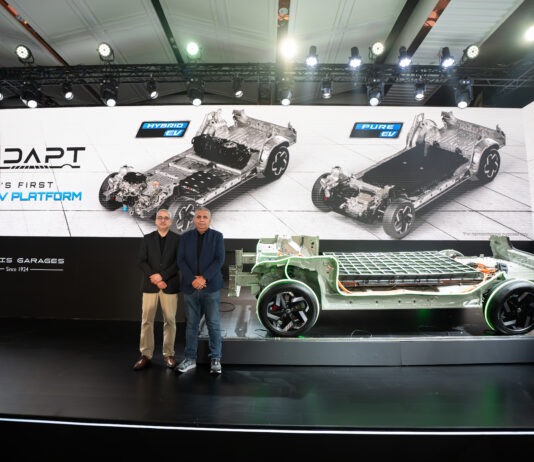 JSW MG Motor introduces India’s first Multi New Energy Vehicle platform MG ADAPT